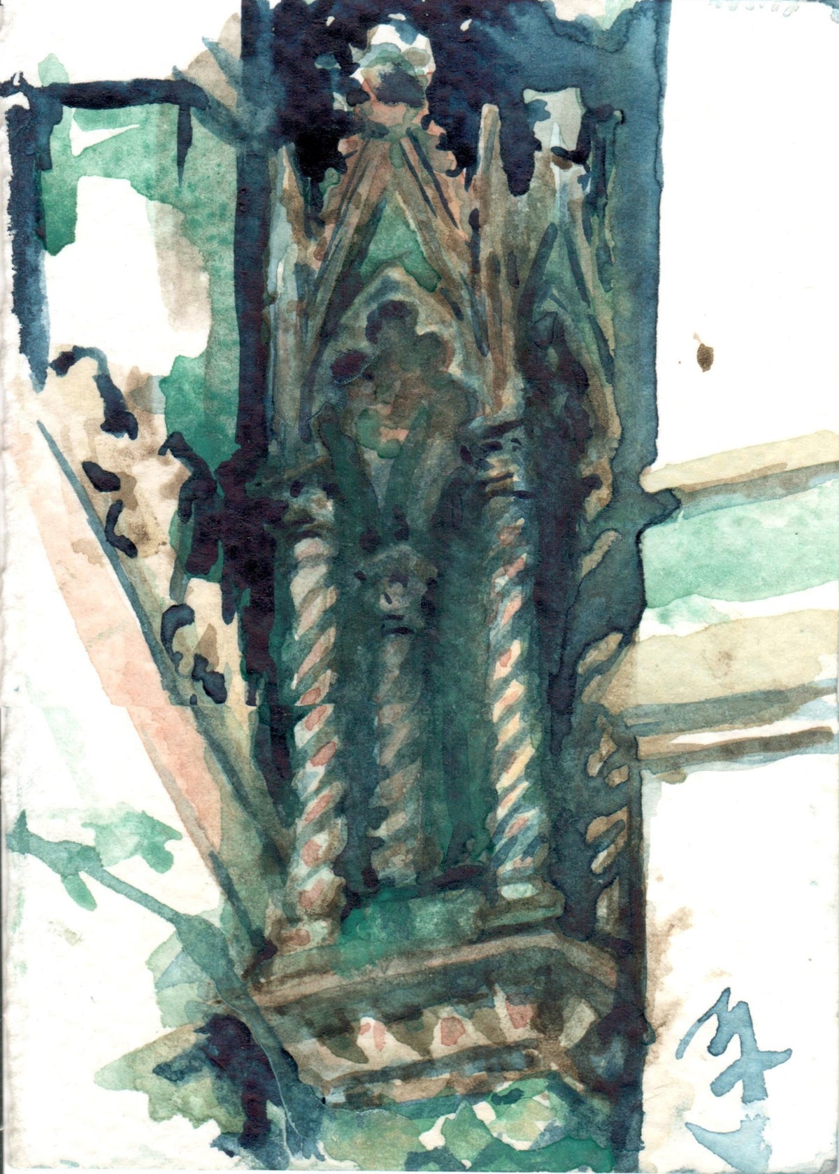 Duomo detail v indigu